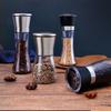Salt Pepper Grinder Spices Pepper Mill Seasoning Bottle Grinder Stainless Steel Combo Shakers with Adjustable Coarse Mills