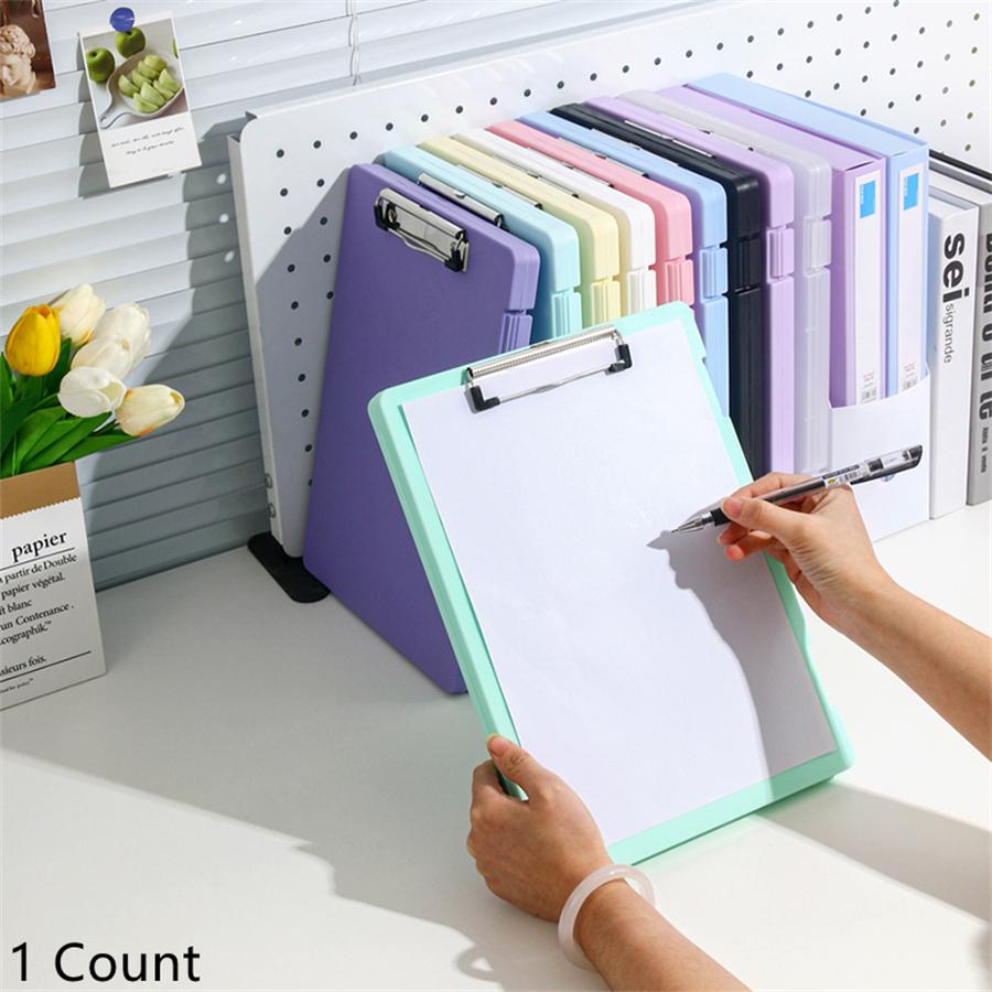 A4 Multifunktionaler Aktenordner Desktop Testpapier Organizer Büro Dokumenttafel Ordner Aufbewahrungsbox Schreibtafel, Büro