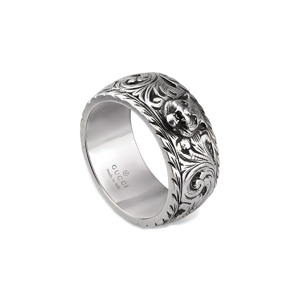 Gucci 925 Sterling Silver Rings Unisex Silver YBC433571001