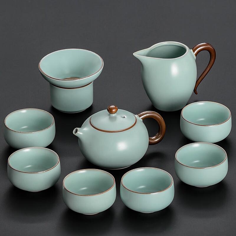 Naijiang Ru Kiln Ceramic Gongfu Tea Set