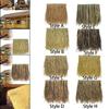 Straw Roof Thatch Fake Easy to Use Decorative Equipment Artificial Palm Thatch Roll for Garden Patio Fence Umbrella Cover Bar