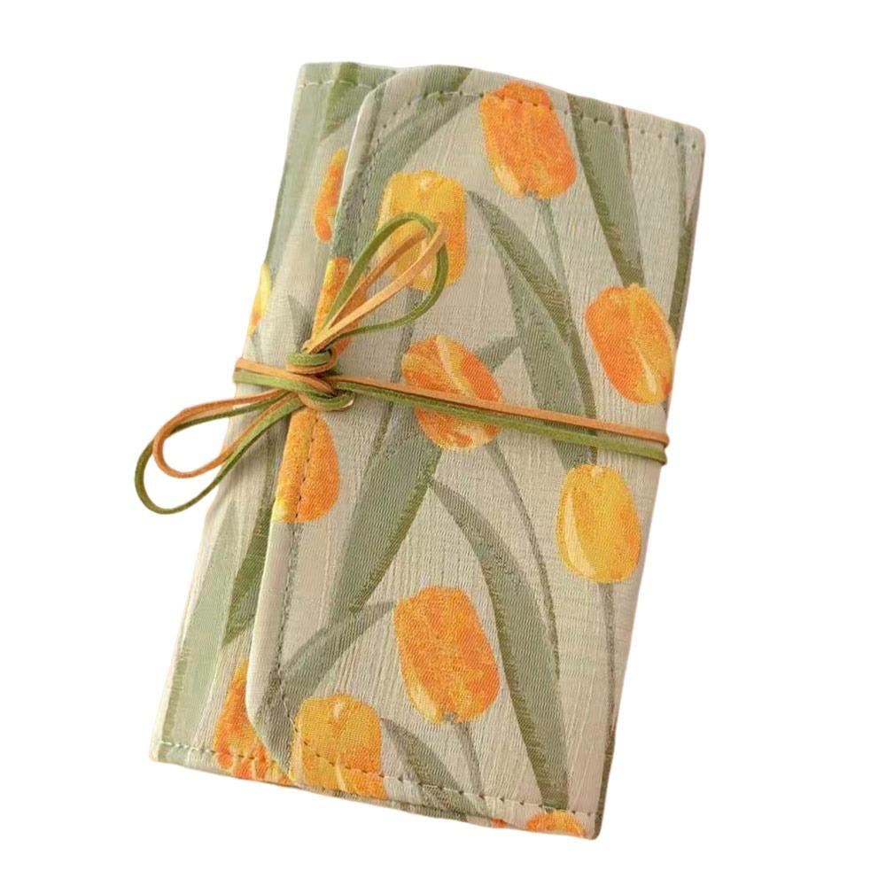 Cloth Cover Scrapbook Binder Chinese Style Loose-leaf Notebook A6 Loose-leaf Diary  for Girls 8