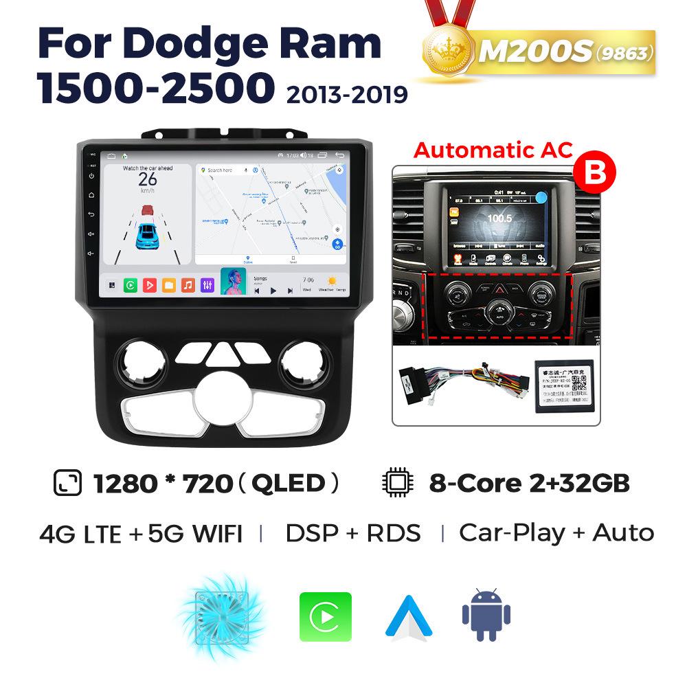 Dodge Ram 2013-2018 Android Navigation System for 1500/2500/3500 Models