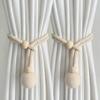 2Pcs Set No-drill Bohemia Curtain Tiebacks  Curtain Decor Organization