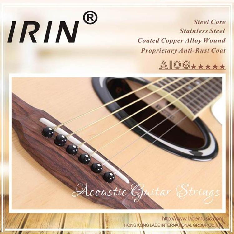 Set of 6 Guitar String Replacements Acoustic Guitar Strings Part Stainless Steel