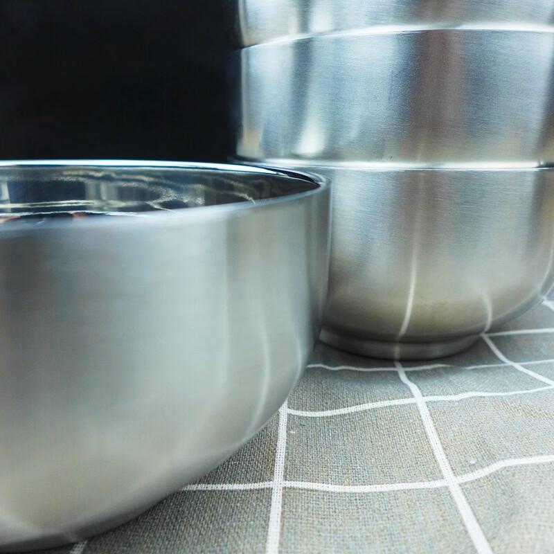 Korean Style 304 Stainless Steel High-Foot Bowl