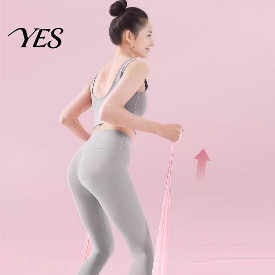 Elastic Workout Band Natural Latex Resistance Band, Stretch Strap for Yoga Fitness, Body Strength Training Stretching Equipment Home Gym Full Shaping