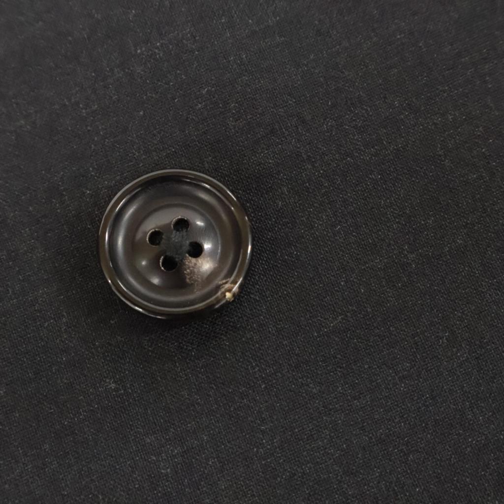 ULTERIOR 25 Stainless Steel ULJK23-KA187-A Black Superfine Wool Tropical Double Breasted Tailored Jacket Jacket 4 blackUsed