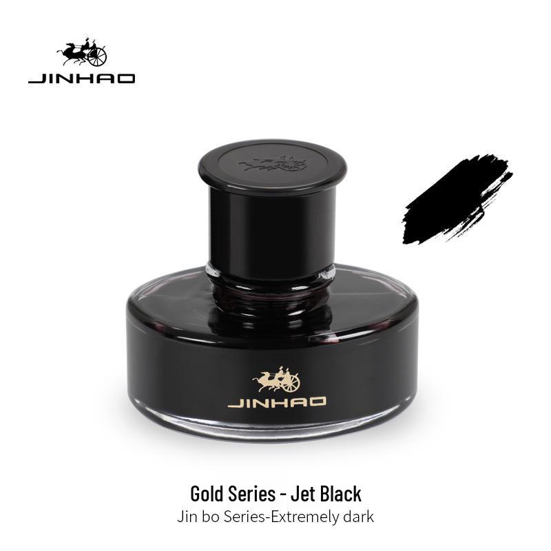 Jinhao Non-Carbon Black Fountain Pen Ink – Smooth Flow, No Clogs – Ideal for Business, Office, Students, Men & Women.