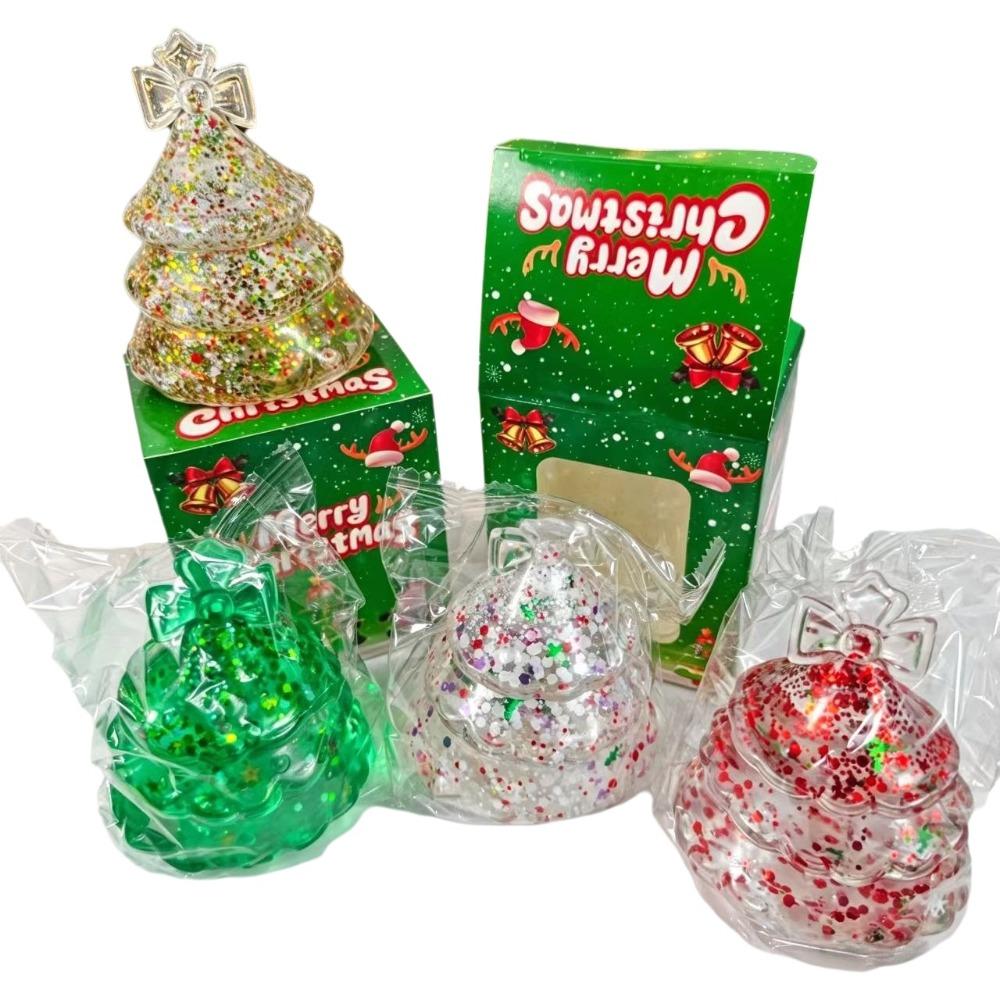 TPR Christmas Squishy Toy Squeezable Christmas Squishy Ornament Party Favors