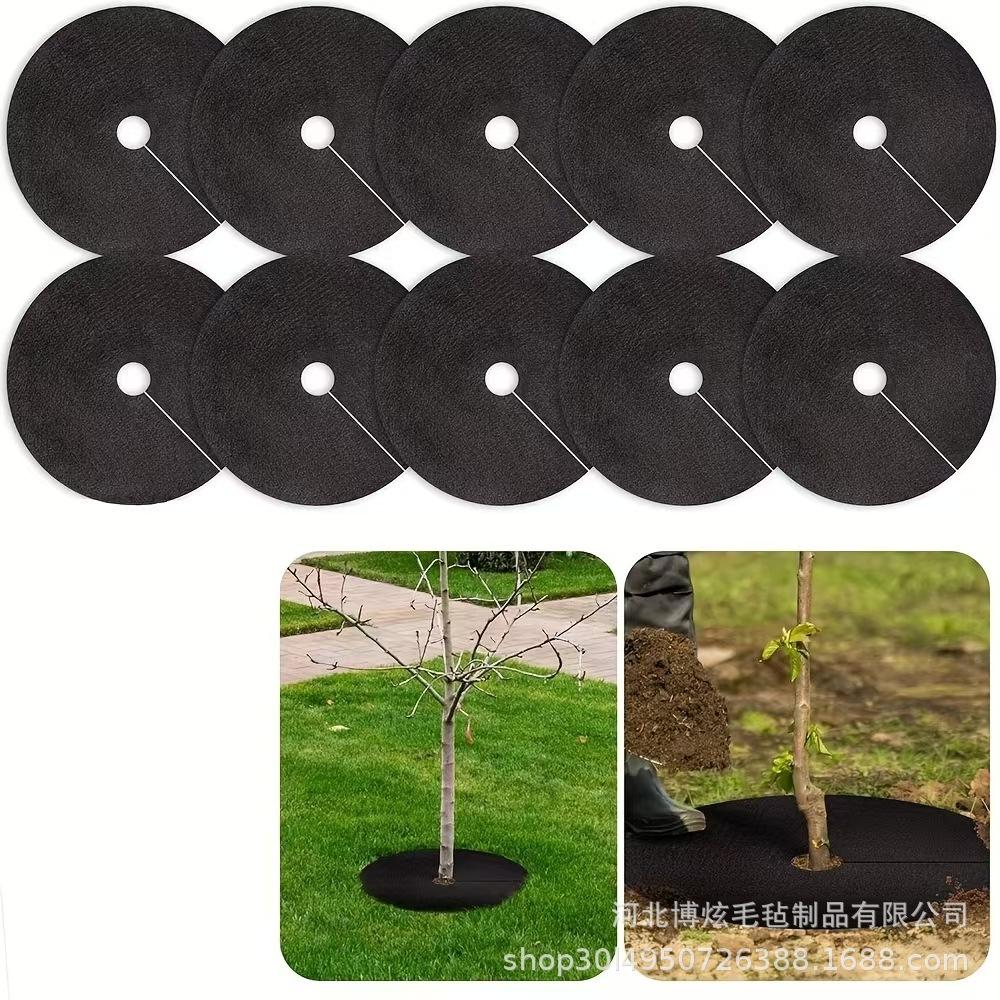 Breathable Weed Control Fabric: Non-Woven Garden Tree Protection Cloth for Indoor & Outdoor Use, Moisture Retention, Grass & Ground Cover.