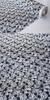 Italian Black & White Floral High-Count Cotton Poplin Fabric for Designer Dress Shirts