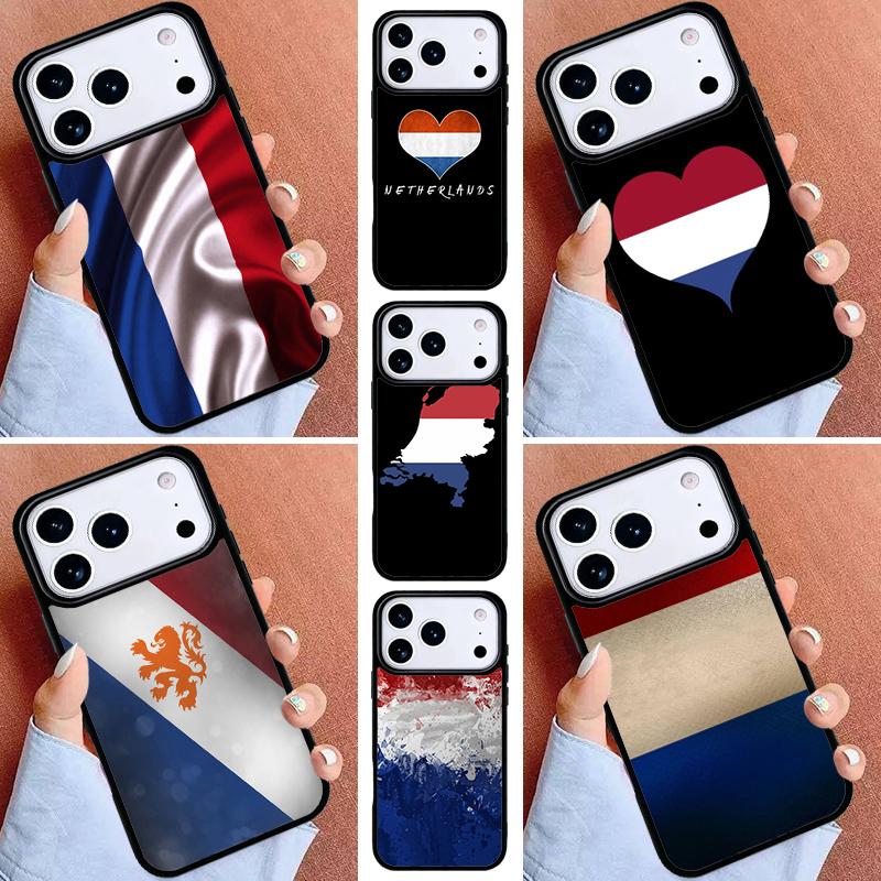 Netherlands Flag Phone Case for iPhone 17ProMax 12 13 14 15 16e 17 Pro Max Plus Air Cover