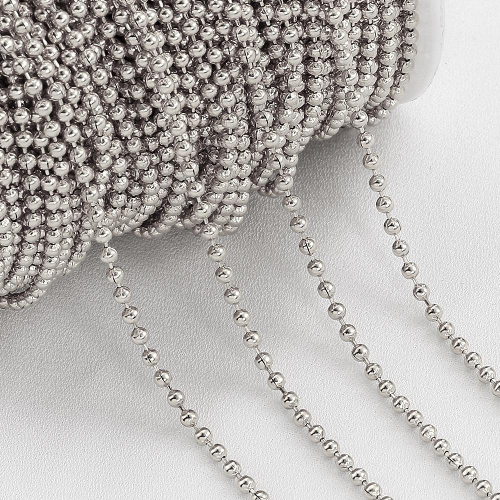 No Fade 2Meters Stainless Steel Link Chains for Jewelry Making DIY Necklace Bracelet Chain Accessories Beaded Chain Wholesale