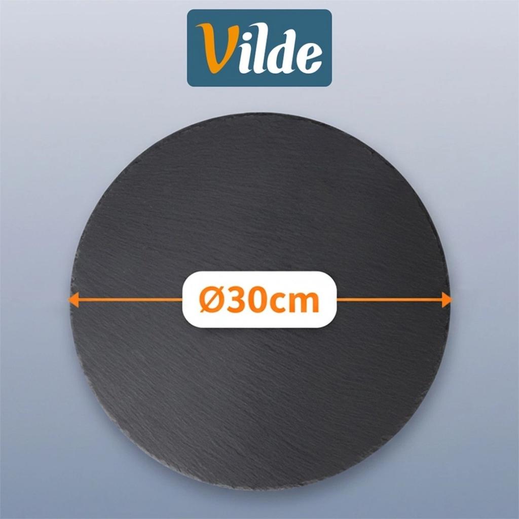 TALERZ TACA KAMIENNA OKRĄGŁA 30cm DO SERWOWANIA 139449