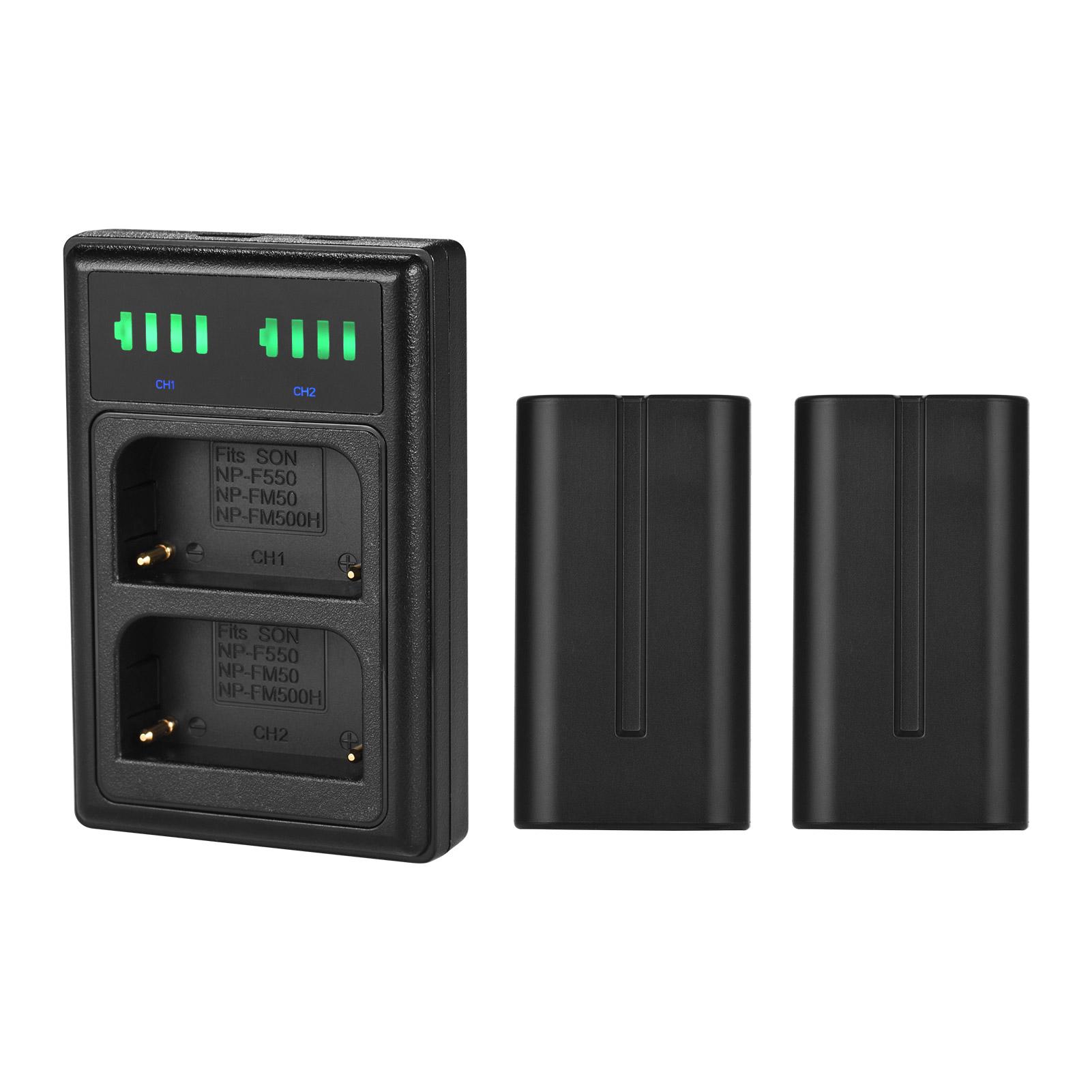 

Andoer NP-F550 USB-интеллектуальное зарядное устройство и комплект аккумуляторов, 1 шт., двухканальное зарядное устройство для камеры + чёрный