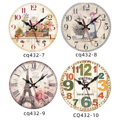 Wall Mounted Creat Wooden Clock Wood Carfts Design