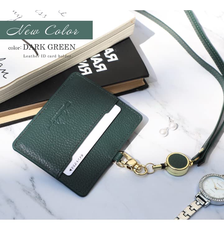 Ausweishalter mit Aufrollmechanismus, Kartenhalter für Herren und Damen, Mitarbeiter-Ausweishalter, Passhülle (Grau Beige) [Gebraucht]