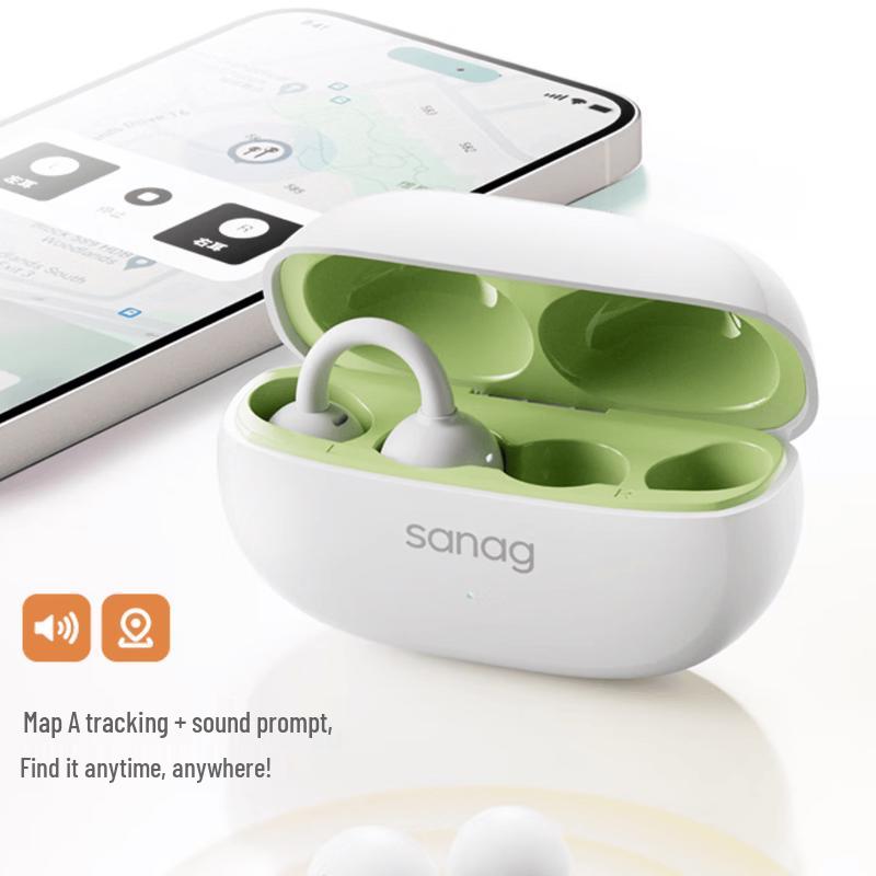 SANAG F20Spro Open-Ear Bluetooth Clip Headphones