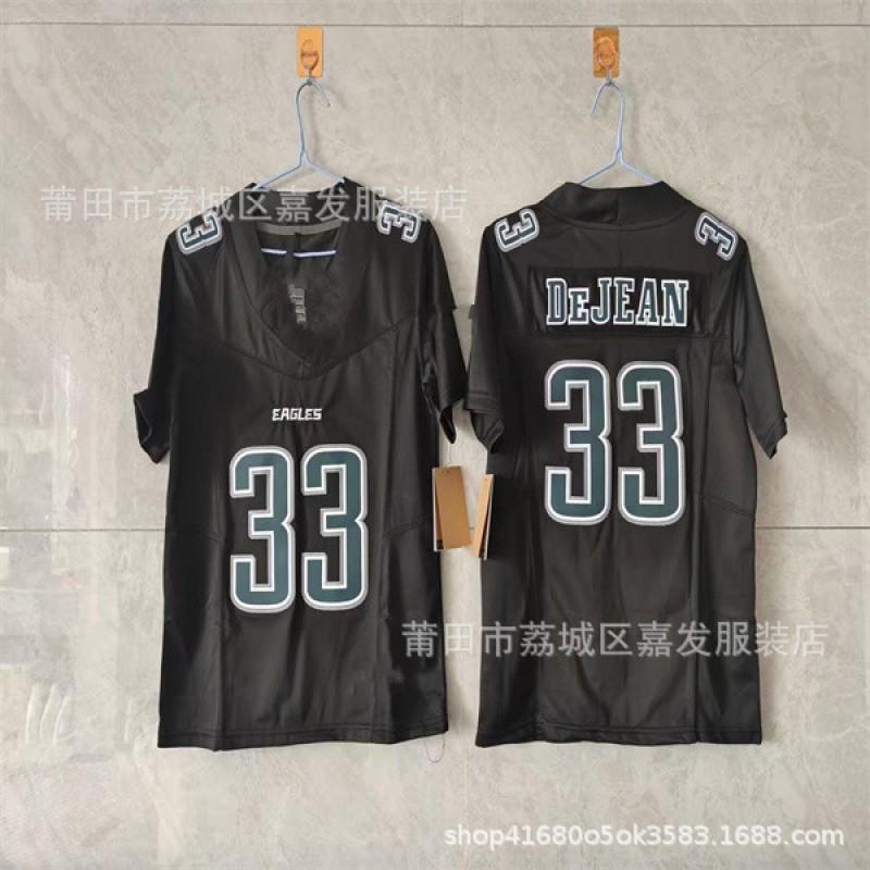 Youth Rugby Jersey Boys NFL San Francisco 49ers Eagles Team Fan Apparel Cotton Sportswear