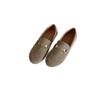 Doudou Shoes Soft Sole Comfortable Versatile Casual Ladyshoes One Pedal Driving Shoes Flat Loafers Women's Single Shoes