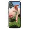 Cute little Pink Pig Phone Case for Samsung A51 A71 A21S A12 A11 A15 A25 A31 A41 A23 A33 A53 A73 A03S A05S A13 5G A35 A55 Cover