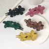 Korean Style Floral Hair Clip for Women - Versatile Duckbill Bun Accessory