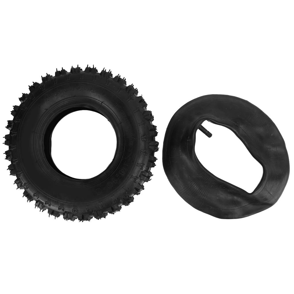 4.10‑6 Inner Tube Outer Tire Thicken Rubber Tire for ATV Go Kart Mini Quad 47cc 49cc Snow Motorcycle