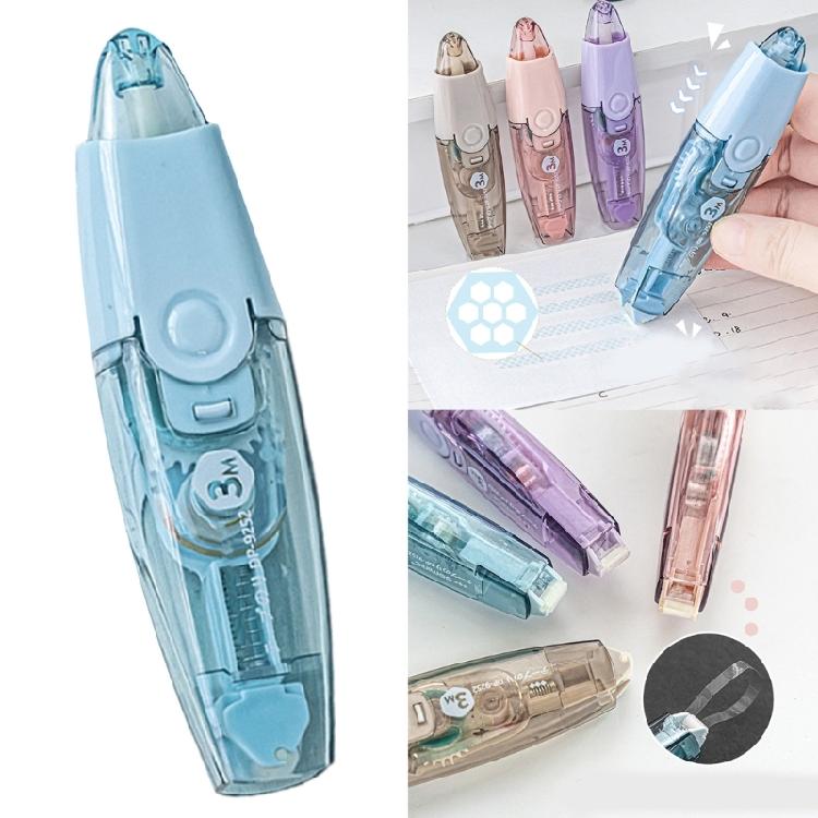 Retractable Pen Shape Dotted Tape Double Side Dotted Tape 3Meter Long Clear Adhesive Tape For Scrapbooking Card Making