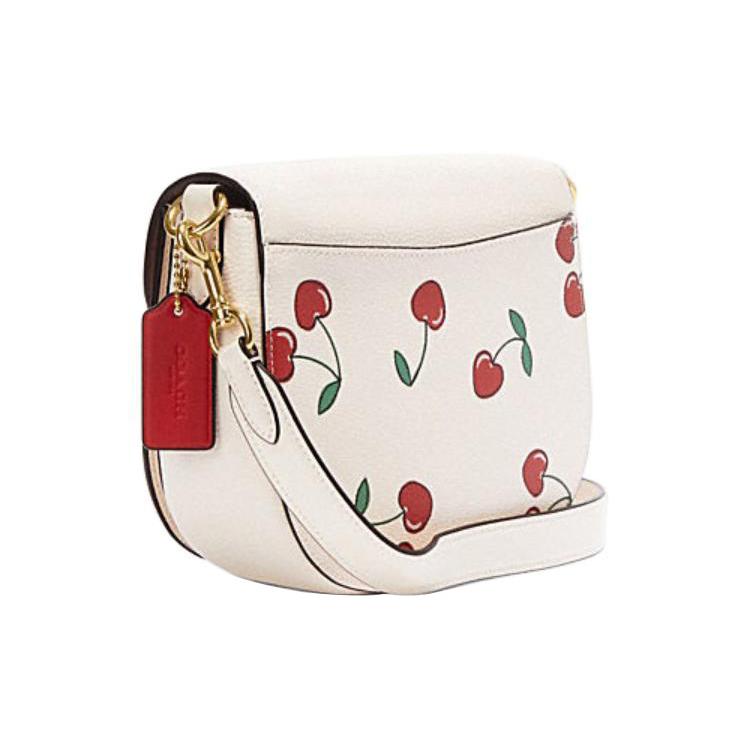 COACH Morgan Cow Leather Crossbody Bags Small Women's White CF418-IMCAH