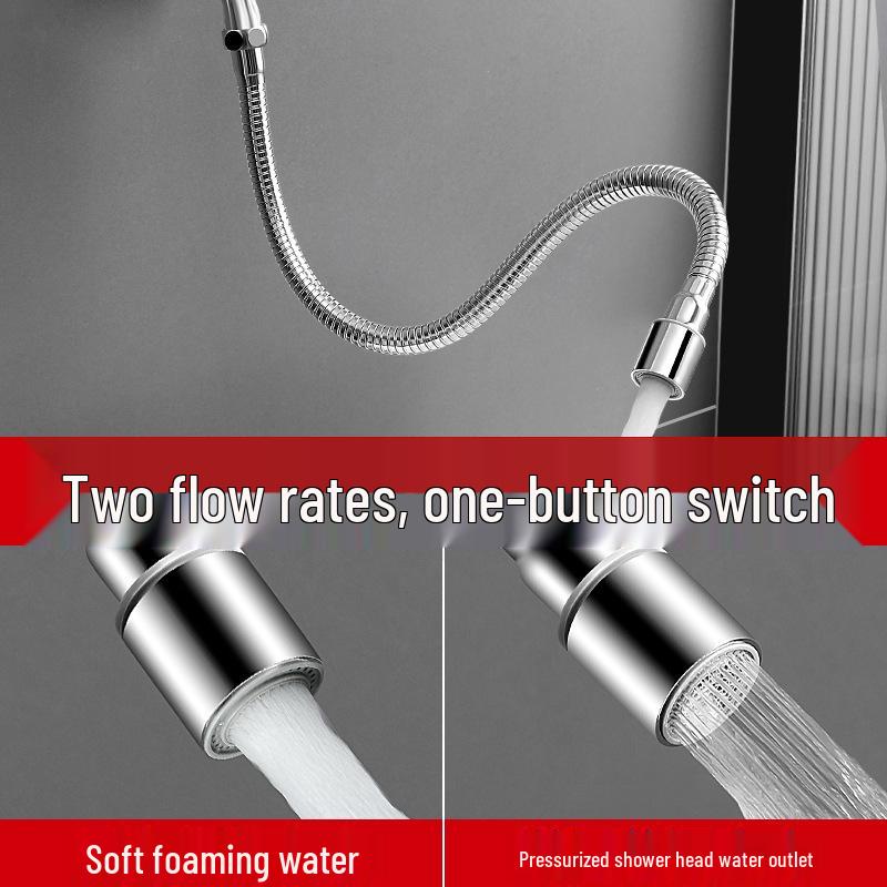 Universal Bendable Faucet Extender: Splash-Proof Aerator for Home Use