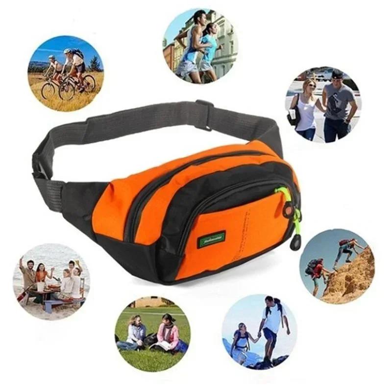 Waterproof Waist Bag for Men and Women Multifunctional Fanny Pack Outdoor Sports Cycling Running Gym Pouch Belt Bag
