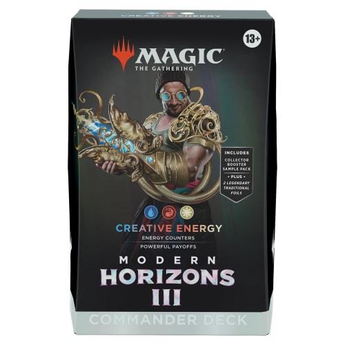 Magic: The Gathering Modern Horizons 3 Commander Deck "Creative Energy" English Version MTG Trading Card Wizards of the Coast MH3 D32930000