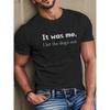 European Sizes Men's Summer Fashion Casual Versatile Simple Letter Print Soft Comfortable Crew Neck T-Shirt Summer Graphic Tee Tops