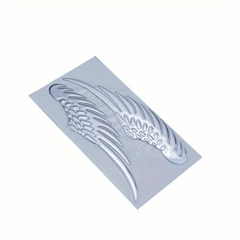 

Пара 3D Крылья Автомобильные Наклейки Персонализированная Эмблема Мотоциклетная Наклейка Внедорожный Двойной Спорт Байк Квадроцикл Скутер Чоппер Кастом one-size серебряный