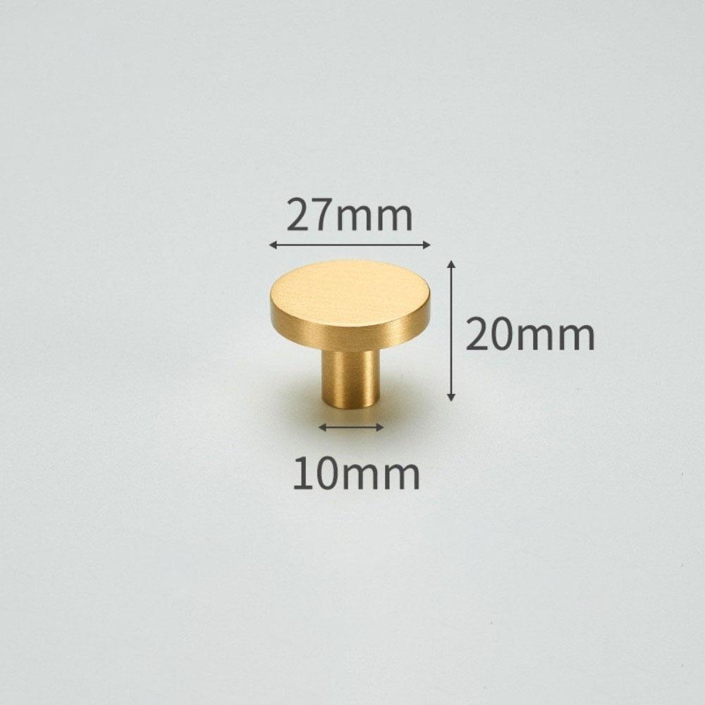 Simple Drawer and Cabinet Door Copper Handles Modern All-copper Handles Brass Handles  Kitchen