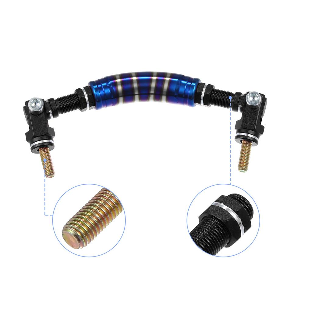 X AUTOHAUX Interior Roll Bar Pull Assist Grip Adjustable Aluminum Alloy Universal Curved Shape