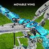 866 Teile MOC Kreatives Libellen Mechanisches Modell Bausteine Set DIY Konstruktionsspielzeug STEM Lernen für Kinder Erwachsene Set