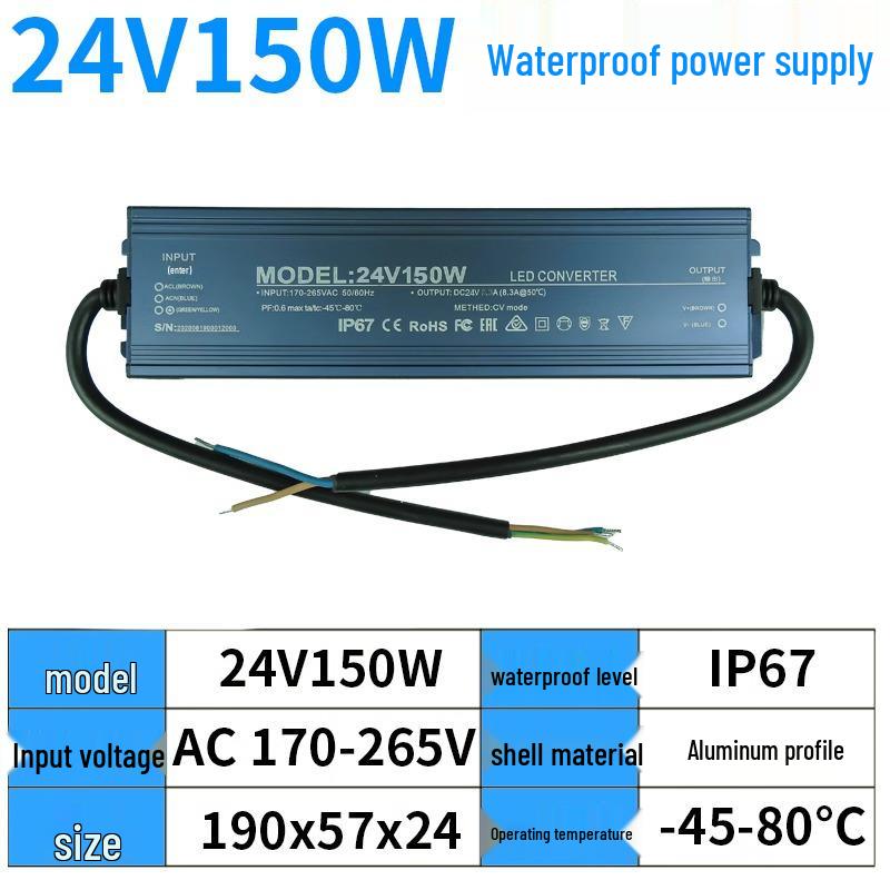 220V to 12V/24V IP67 Waterproof 400W LED Submersible Power Supply Transformer
