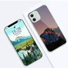 Krásný kryt na telefon Cold Mountain pro iPhone 14 13 12 11 Pro Max X XR XS 8 7 Plus barevný kryt na telefon z tekutého skla