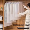 Clear Dustproof, Waterproof Suit Bag - Washable, Moisture & Mildew-Resistant Hanging Garment Cover