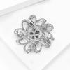 Simulation Pearl Rhinestone Brooch Women's Floral Banquet Party Suit Accessories Jewelry Birthday Gift