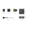 Kit Caddx Walksnail Avatar Moonlight Sensor Starlight Câmera FPV Filtros ND8 4k/60FPS Giroscópio Estabilizado EIS Integrado Campo de Visão 160° Para Drone