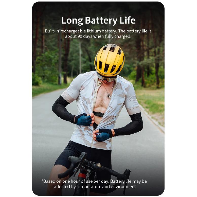 XOSS X2 Pro Fascia pettorale Sensore di frequenza cardiaca Impermeabile Bluetooth ANT+ Monitor Smart per la salute e il fitness della bicicletta