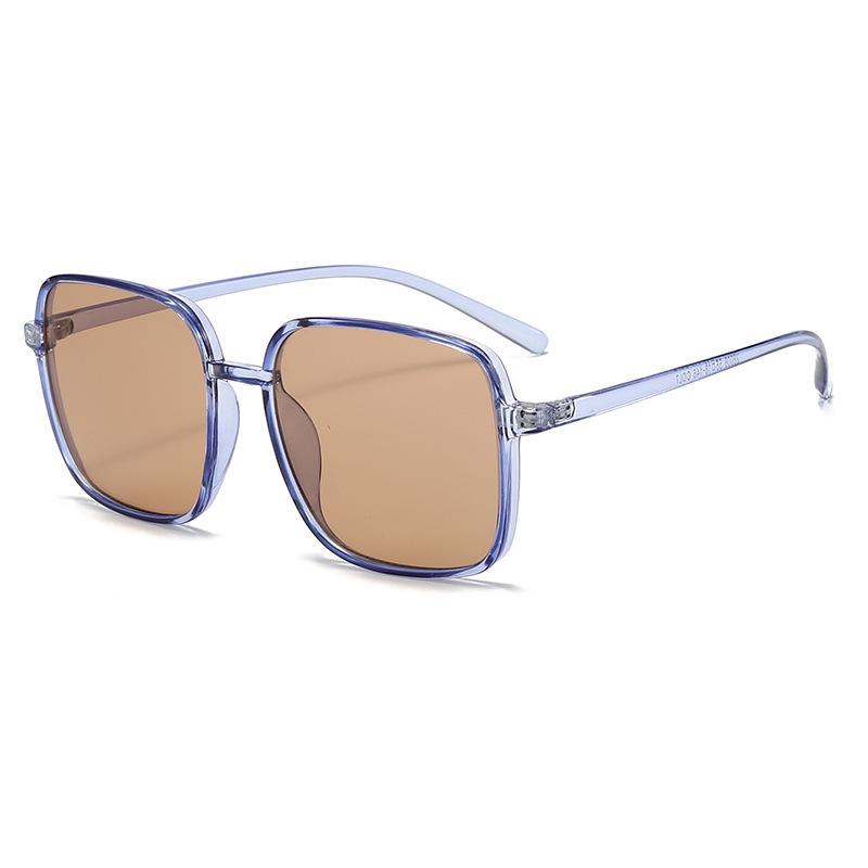 Trendy Unisex Square Frame Sunglasses: Stylish & Versatile Sun Protection