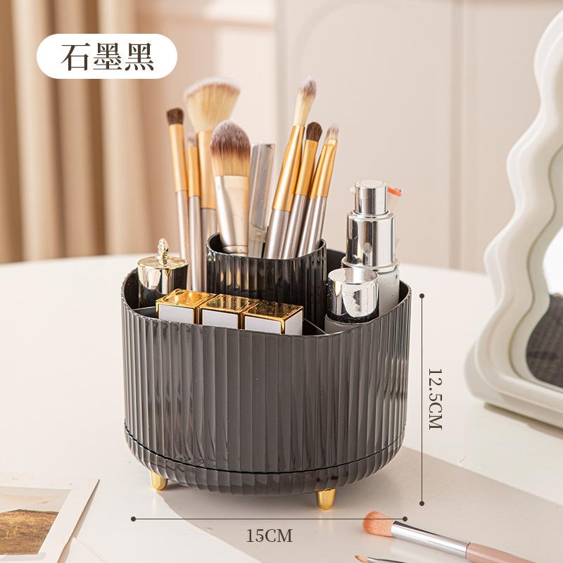 

Rotating Makeup Brush Storage Cylinder Cosmetics Storage Rack Table Dressing Table Eye Shadow Brush Lipstick Box Pen Holder