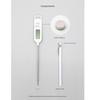 Food-grade digital probe cooking thermometer (probe cover and battery included)