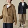 Casual Splicing Long Sleeves Pocket Baseball Uniforms Autumn Winter Woman Korean Loose Cotton Clothing