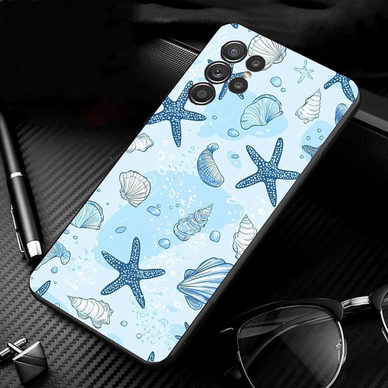 Phone Case For Samsung Galaxy S26 S25 S24 S23 S22 Ultra S23 S22 S25 Plus S24FE S23FE S26Edge Ocean Starfish