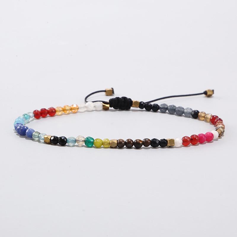 Handgefertigtes Böhmisches Achatperlen Sternbild Armband Für Damen Und Herren